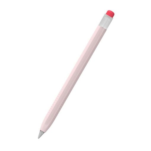 Huawei M-Pencil 1/2/3 AhaStyle PT114-C Pen Case, Pink+Transparent Cap - 1