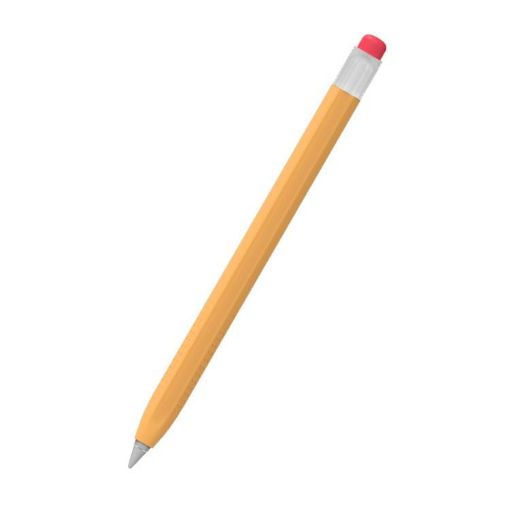 Huawei M-Pencil 1/2/3 AhaStyle PT114-C Ultra-thin Case, Orange+Cap - 1