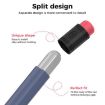 Huawei M-Pencil 1/2/3 AhaStyle PT114-C Pen Case, Dark Blue+Transparent Cap - 3