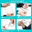 JRC F502 100pcs Glasses & Phone Screen Cleaning Alcohol Kit - 8