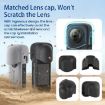 Insta360 X5 Action Camera Body Case + Lens Cap Protective Black - 3