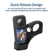 Insta360 X5 Action Camera Body Case + Lens Cap Protective Black - 4
