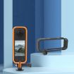 Insta360 X5 360 Camera Protective Cage Case - Shockproof Vertical Black - 2
