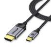 QGeeM USB-C to HDMI Cable 4K 30Hz, 1.2m for Screen Mirroring & Display - 1