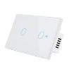 US Gauge Graffiti Smart WIFI Fire Switch, 2-Gang, Model 120, White - 1
