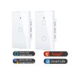 US Gauge Graffiti Smart WIFI Fire Switch, 2-Gang, Model 120, White - 2