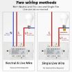 Model 120 US Gauge Graffiti Smart WIFI Fire Switch, 2-Gang Gold - 9