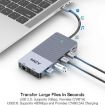 MCY 12-In-1 USB-C Hub: Triple Monitor, 1000Mbps LAN, 2 HDMI, 85W PD - 7