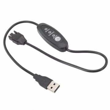 USB to 4 Pin Booster Cable 98cm - Adjustable Speed 12V Case Fan Cable - 1