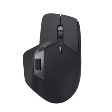 Rapoo MT760mini Black Wireless Triple Mode Ergonomic Mouse for Office - 1