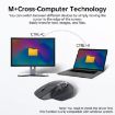 Rapoo MT760mini Pink Wireless Triple Mode Ergonomic Mouse for Office - 6
