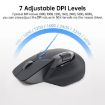 Rapoo MT760mini Pink Wireless Triple Mode Ergonomic Mouse for Office - 7