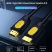 VegGieg HHI HDMI 2.0 Cable 4K 60Hz TV Monitor Projector 10M Length - 2