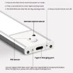 Rechargeable 40cm Motion Sensor Light Bar with Remote - Silver Cabinet Lamp - 5