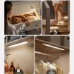 Rechargeable 40cm Motion Sensor Light Bar with Remote - Silver Cabinet Lamp - 8