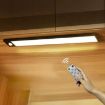 Rechargeable 20cm Motion Sensor Light Bar with Remote - Black Cabinet Lamp - 2