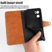 Ulefone Armor X31 Pro 5G Case - Red PU Leather Flip Wallet Cover - 6