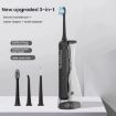 3-in-1 Electric Toothbrush & Water Flosser with 180mL Tank (White) - 2