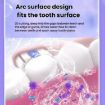 Rechargeable Sonic Electric Toothbrush, Custom Mode, Antibacterial Heads - 5