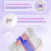 Rechargeable Sonic Electric Toothbrush, Custom Mode, Antibacterial Heads - 6