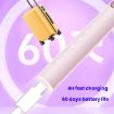 Rechargeable Sonic Electric Toothbrush, Custom Mode, Antibacterial Heads - 9