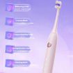 Rechargeable Sonic Electric Toothbrush - Custom Mode, Antibacterial Heads - 7