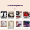 Star Candle Silicone Mold DIY Moon Aromatherapy Plaster Ornament LZ-652 - 8