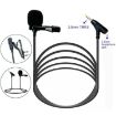 3.5mm TRRS Lavalier Microphone with Earphone Jack Clip-on Lapel Mic 3m - 2