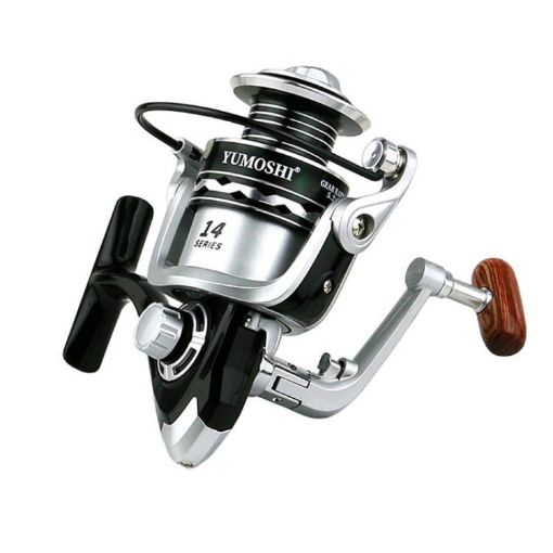 YUMOSHI OE3000 Metal Spool Fishing Reel, 5.2:1 Gear, Foldable Handle - 1