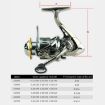 YUMOSHI SJ6000 Saltwater Spinning Reel, Full Metal Spool, 5.2:1 Gear Ratio - 7