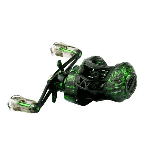 YUMOSH EQC200 Right Hand Baitcasting Reel 6.3:1 Gear Ratio, Magnetic Brake - 1