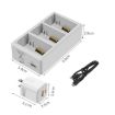 YX 3-Way Battery Charger for DJI Mini 4/3/3 Pro - Charging Hub No Plug - 7