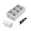 YX 3-Way Battery Charger for DJI Mini 4/3/3 Pro, 35W EU Plug Hub - 1