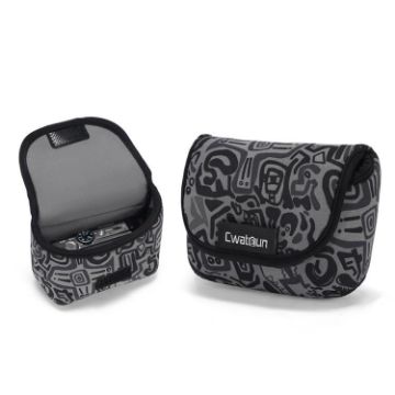 Cwatcun D200 Camouflage Small Card Camera Bag - Scratch & Wear Resistant - 1