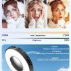 HEPAIL AC74 Magsafe Magnetic Smartphone Selfie Light - White - 5