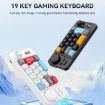 MKESPN 19-Key USB-C Wired Gaming Keyboard with Macro & Joystick (Black) - 2