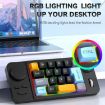 MKESPN 19-Key USB-C Wired Gaming Keyboard with Macro & Joystick (Black) - 4