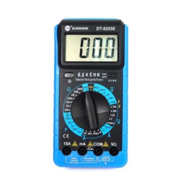 SUNSHINE DT-9205E Digital Multimeter - High-Precision, Portable, Burn Protection - 1
