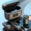 Dual Microphone Wireless Finger Clip Bluetooth Mic for Mobile (Black) - 2