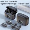 Dual Microphone Wireless Finger Clip Bluetooth Mic for Mobile (Black) - 4
