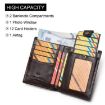 HUMERPAUL BP798 Green Leather Wallet for Airtag with RFID Card Holder - 2