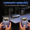 R36XX Dual-Band WiFi Handheld Console 3.5" IPS Screen 64G Purple - 3