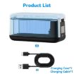 Insta360 X5 Fast Charger & Dual Battery Storage Box with Display (Black) - 9