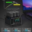 GoPro HERO13 Black Triple Battery Charger Dock with OLED Display - 5