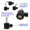 Universal Mini Ball Head Adapter: Q3-B M4 Female to 1/4 Male Tripod Mount - 5