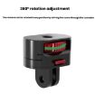 TFSM153 Action Camera Quick Release Mount - 3 Pages 2-in-1 Metal Adapter - 5
