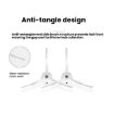 Xiaomi Roborock S50/T4/T6/T7 Vacuum Replacement Side Brush 2 Pairs Black - 5