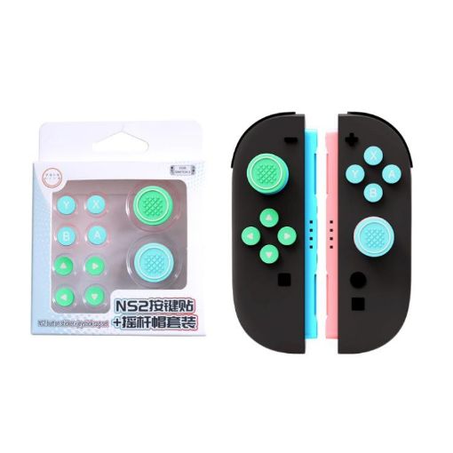 Nintendo Switch 2 Joy-Con Silicone Button Skins & Joystick Caps Set - 1