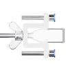 Stainless Steel Security Door Stopper Anti-Theft Blocker (Silver) - 1