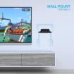Wall Mount Holder for Nintendo Switch & Joy-Con with Game Storage (White) - 4
